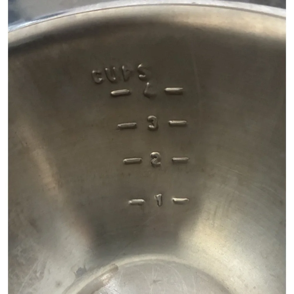 Mixing Bowl Set Nesting‎ Measuring Bowls Stainless Steel 1/1.5/2.5 qt